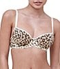 Skarlett Blue Spellbound Convertible Regular to Crisscross Spacer Underwire Leopard Print Bra, Color:Leo Leopard - Image 1