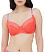 Color:Coral/Lilac - Image 1 - Spellbound Full Coverage Underwire Bra