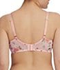 Color:Floral Print - Image 2 - Spellbound Tulle Full Coverage Mesh Floral Print Underwire Bra