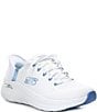 Color:White/Blue - Image 1 - Slip-Ins Hands Free Arch Fit 2.0 Easy Chic Sneakers