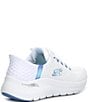 Color:White/Blue - Image 2 - Slip-Ins Hands Free Arch Fit 2.0 Easy Chic Sneakers