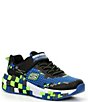 Color:Black/Blue/Lime - Image 1 - Boys' Mega-Craft 3.0 Washable Sneakers (Youth)