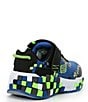 Color:Black/Blue/Lime - Image 2 - Boys' Mega-Craft 3.0 Washable Sneakers (Youth)