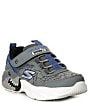 Color:Charcoal/Blue - Image 1 - Boys' S-Lights® Creature-Lights Sneakers (Toddler)