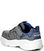Color:Charcoal/Blue - Image 3 - Boys' S-Lights® Creature-Lights Sneakers (Youth)