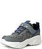 Color:Charcoal/Blue - Image 4 - Boys' S-Lights® Creature-Lights Sneakers (Youth)