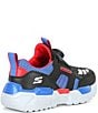 Skechers Boys' S-Lights Turbo Fuse Selectron Light Up Sneakers (Toddler), Color:Black/Royal Blue/Red - Image 2