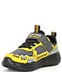 Color:Charcoal/Yellow - Image 4 - Boys' Skech Tracks Machine Washable Sneakers (Infant)