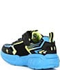 Skechers Boys' SLights, Color:Blue/Lime - Image 3