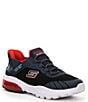 Color:Black/Navy - Image 1 - Boys' Slip-Ins™ Razor Air-Hyper Brisk Sneakers (Youth)