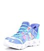 Color:Blue Multi - Image 4 - Girls' Slip-Ins Galaxy Lights Tie Dye Takeoff Sneakers (Toddler)