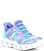 Color:Blue Multi - Image 1 - Girls' Slip-Ins Galaxy Lights Tie Dye Takeoff Sneakers (Toddler)