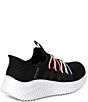 Color:Black Multi - Image 2 - Girls' Slip-Ons Ultra Flex 3.0 - Bungee Fun Machine Washable Sneakers (Youth)