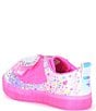 Color:Pink Multi - Image 3 - Girls' Twinkle Toes® Rhinestone Shuffle Brights Lighted Sneakers (Infant)