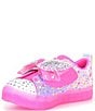 Color:Pink Multi - Image 4 - Girls' Twinkle Toes® Rhinestone Shuffle Brights Lighted Sneakers (Infant)