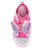 Color:Pink Multi - Image 5 - Girls' Twinkle Toes® Rhinestone Shuffle Brights Lighted Sneakers (Infant)