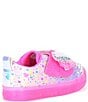 Color:Pink Multi - Image 2 - Girls' Twinkle Toes® Rhinestone Shuffle Brights Lighted Sneakers (Youth)