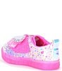 Color:Pink Multi - Image 3 - Girls' Twinkle Toes® Rhinestone Shuffle Brights Lighted Sneakers (Youth)