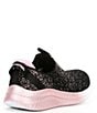 Color:Black/Rose Gold - Image 2 - Girls' Ultra Flex 3.0 -All That Sparkles Sneakers (Youth)