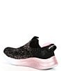 Color:Black/Rose Gold - Image 3 - Girls' Ultra Flex 3.0 -All That Sparkles Sneakers (Youth)