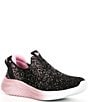 Color:Black/Rose Gold - Image 1 - Girls' Ultra Flex 3.0 -All That Sparkles Sneakers (Youth)
