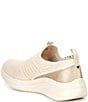 Color:Natural/Gold - Image 3 - Girls' Ultra Flex 3.0 Slip-On Machine Washable Sneakers (Toddler)