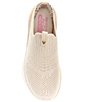 Color:Natural/Gold - Image 5 - Girls' Ultra Flex 3.0 Slip-On Machine Washable Sneakers (Toddler)