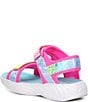 Color:Pink Multi - Image 3 - Girls' Unicorn Dreams Majestic Bliss Lighted Sandals (Toddler)