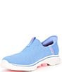 Color:Purple/Pink - Image 4 - Slip-Ins Hands Free Go Walk 7 City Lights Knit Sneakers