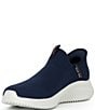 Color:Navy - Image 4 - Men's Slip-In Ultra Flex 3.0 Smooth Step Washable Sneakers