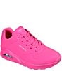 Color:Hot Pink - Image 1 - Street Uno Night Shades Platform Retro Sneakers