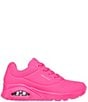 Color:Hot Pink - Image 2 - Street Uno Night Shades Platform Retro Sneakers