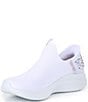 Color:White - Image 4 - Sketchers Slip-Ins Hands Free Ultra Flex 3.0 Rhinestone Sneakers