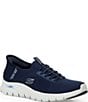 Color:Navy - Image 1 - Women's Slip-Ins Arch Fit Vista Aspiration Sneakers