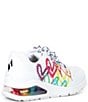 Color:White - Image 2 - x JGoldcrown Women's Uno 2 Floating Love Sneakers