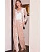 Skies Are Blue Coordinating Crushed Velvet Open Front Long Sleeve Blazer, Color:Champagne - Image 5