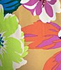 Color:Multi Floral - Image 3 - Floral Print Cowl Neck Sleeveless Midi Dress