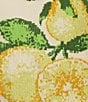 Skies Are Blue Lemon Printed Crew Neck Sleeveless Sweater Top, Color:Ivory-Lemon - Image 4