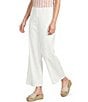 Skies Are Blue Linen Blend High Rise Wide Leg Pants - Image 1