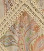 Skies Are Blue Paisley Halter Neck Macrame Embroidered Midi Dress, Color:Cream Multi - Image 3