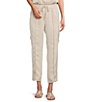 Skies Are Blue Pintuck Drawstring Coordinating Cargo Pants - Image 1