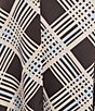 Skies Are Blue Plaid Printed Flared A-Line Maxi Skirt - Image 4