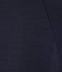 Skies Are Blue Plus Brushed Modal Blend Short Sleeve Half Zip Top, Color:Navy - Image 4