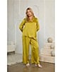 Skies Are Blue Plus Size Drawstring Waist Wide Leg Coordinating Pants - Image 5
