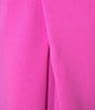 Color:Rose Violet - Image 4 - Plus Size Coordinating Front Tucked Palazzo Wide Leg Pants