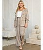 Skies Are Blue Plus Size Plaid Collared Long Sleeve Coordinating Blazer - Image 5