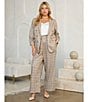 Skies Are Blue Plus Size Plaid Collared Long Sleeve Coordinating Blazer - Image 6