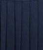 Skies Are Blue Plus Size Pleated Tennis Skirt, Color:Navy-Off White - Image 3