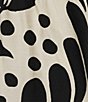 Skies Are Blue Plus Size Printed Wide Leg Pull On Coordinating Pant - Image 4