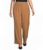 Skies Are Blue Plus Size Straight Leg Pants - Image 1